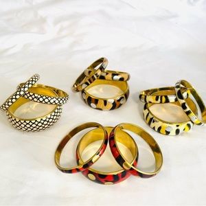 12pcs/4sets of brass bangles